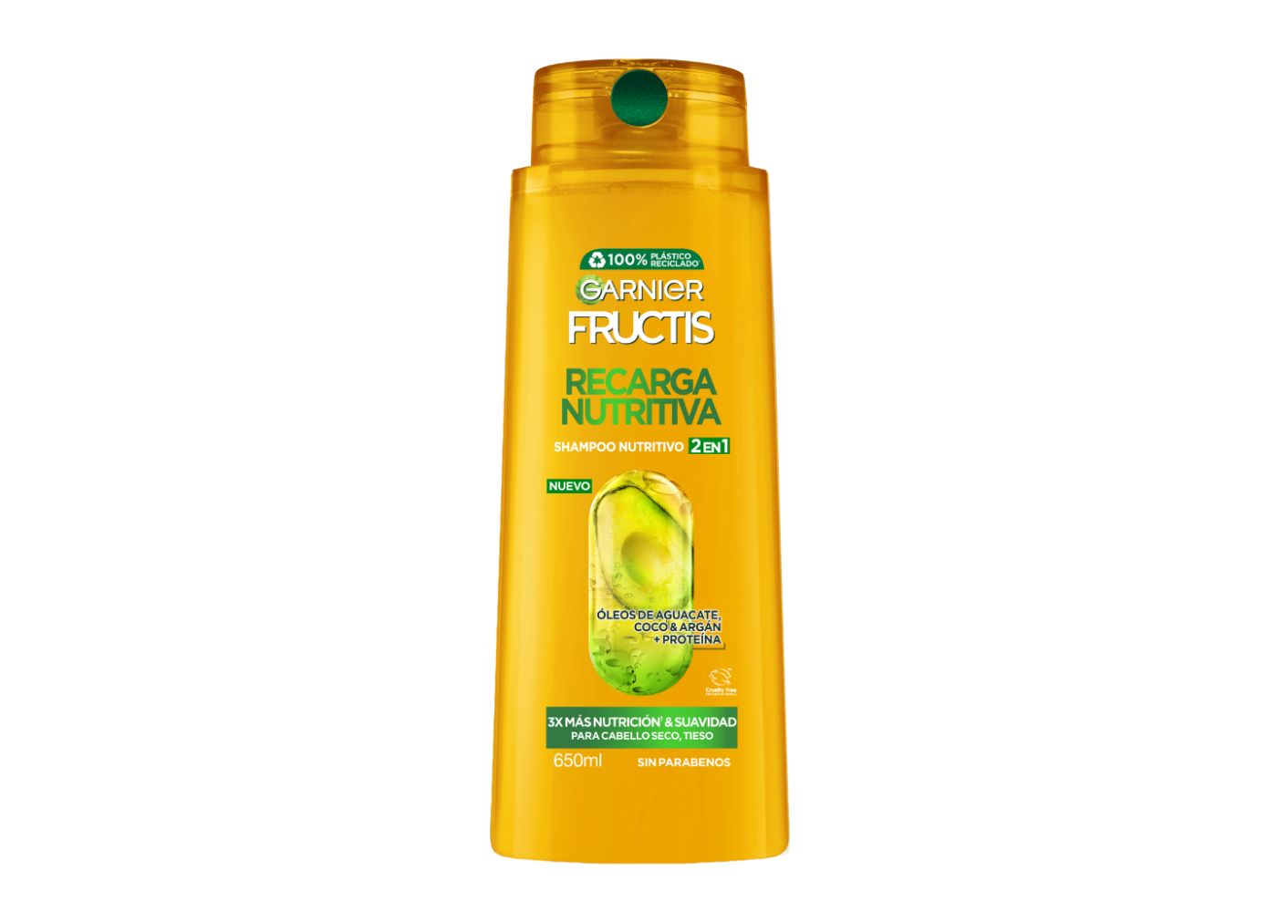 Shampoo 2en1 Fructis Recarga Nutritiva 650ml